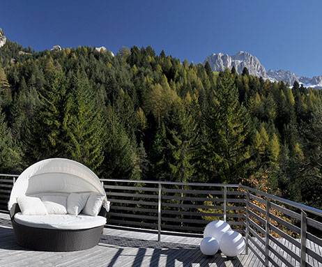 Terrazza sul tetto con idromassaggio