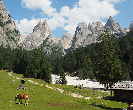 the Tschamin valley