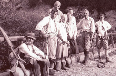 Alpinisti  nel 1930
