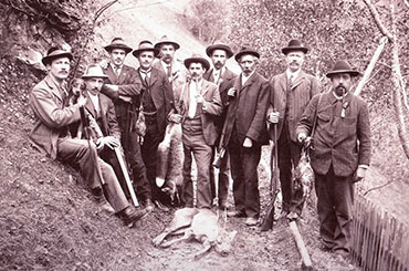 Cacciatori nel 1913