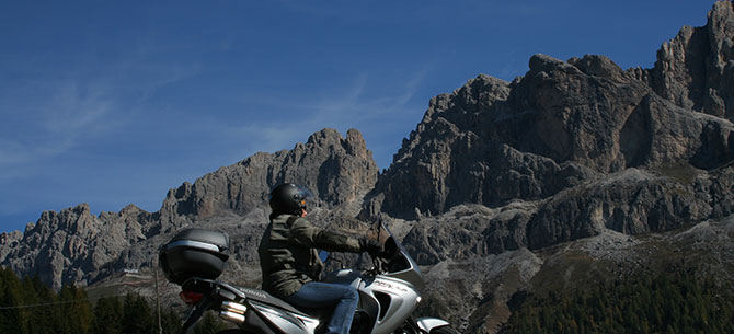 Motorrad Rosengarten